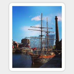 Tall sail ship Sticker